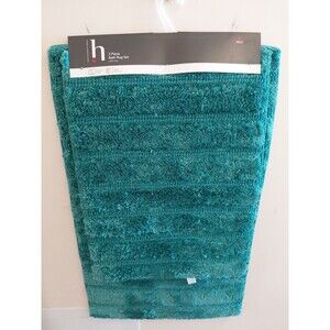 Home Expressions Foam Padded Bath Rug Set Galapagos Green 2-Piece